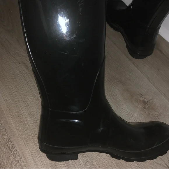 𝅺HUNTER Tall High Gloss Boots | US 7 - Picture 10 of 16